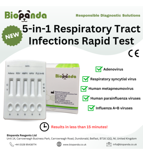 Adenovirus/RSV/HMPV/HPIV/Influenza A+B - Kombi-Schnelltest