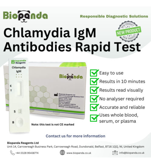 Chlamydia IgM Schnelltest-Kassette - 10 Stk.