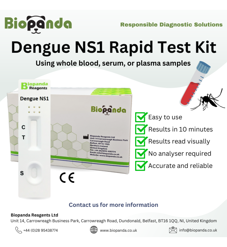 Dengue NS1 Schnelltest-Kassette - 20 Stk.