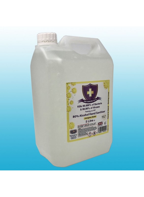Gel-Händedesinfektionsmittel 5 l Zitronengras Gel-Händedesinfektionsmittel 5 l Zitronengras