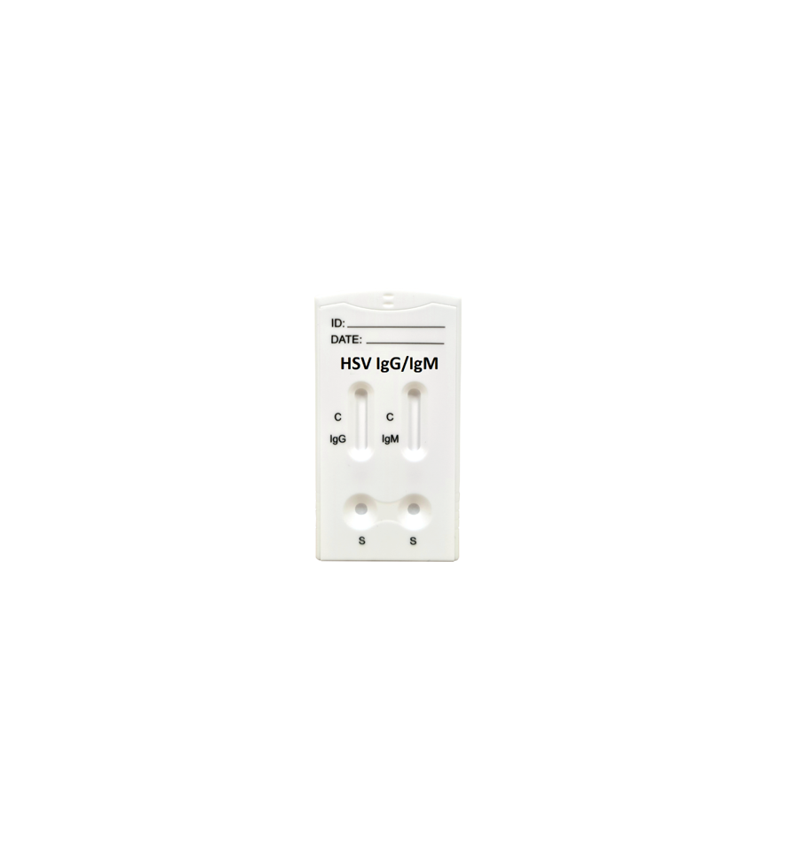 HSV 1/2 IgG/IgM Combo Schnelltest-Kassette (S/P) - 10 Stk.