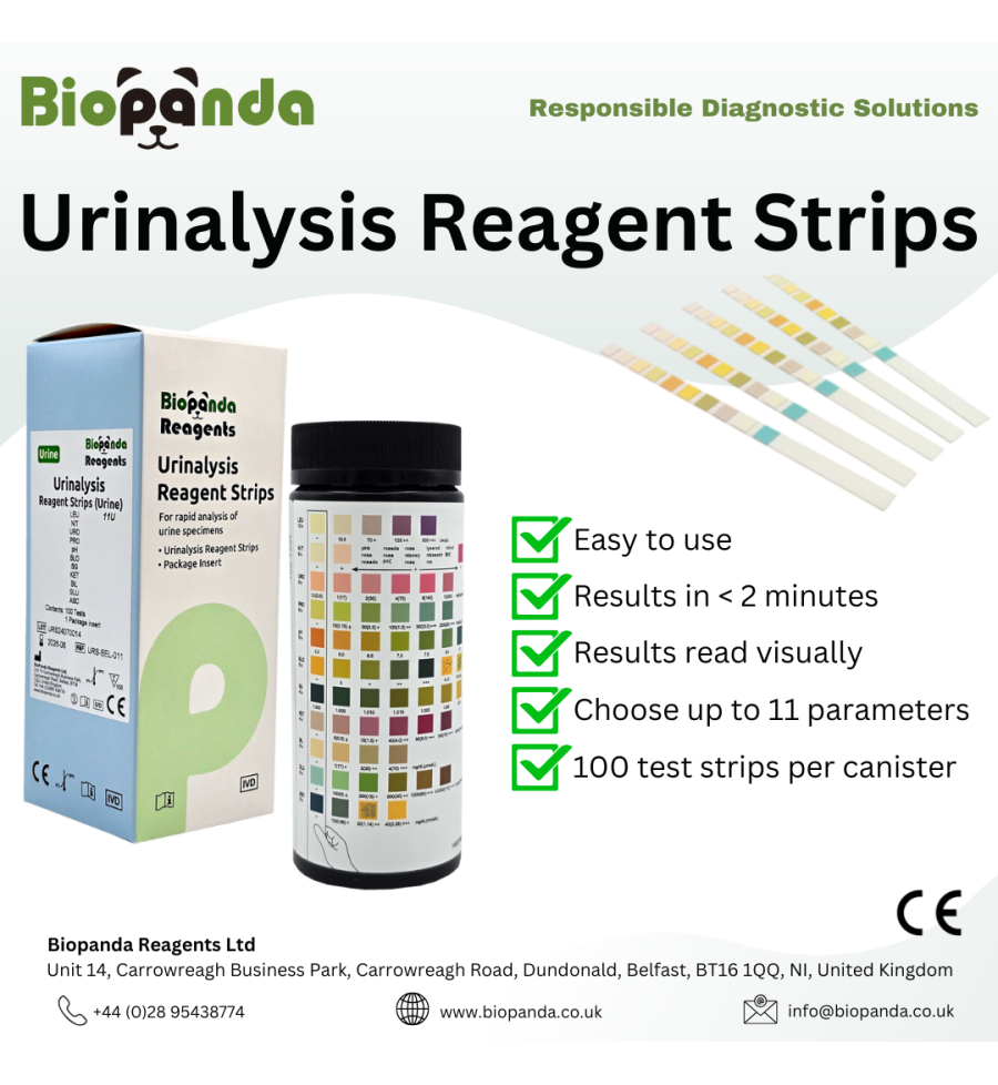 Urinalysis Reagent Strips - 2 Parameter - 100 Stk.