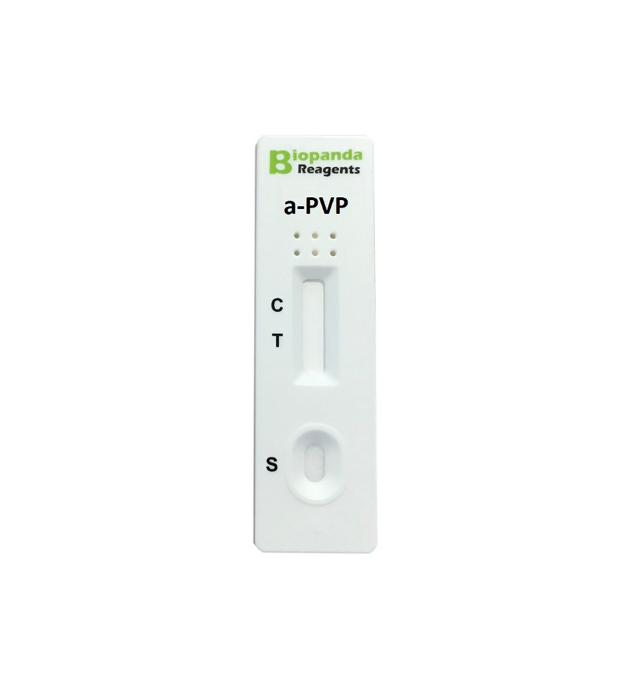 α-Pyrrolidinovalerophenone (α-PVP) Speichel Schnelltest-Kassette - 10 Stk.