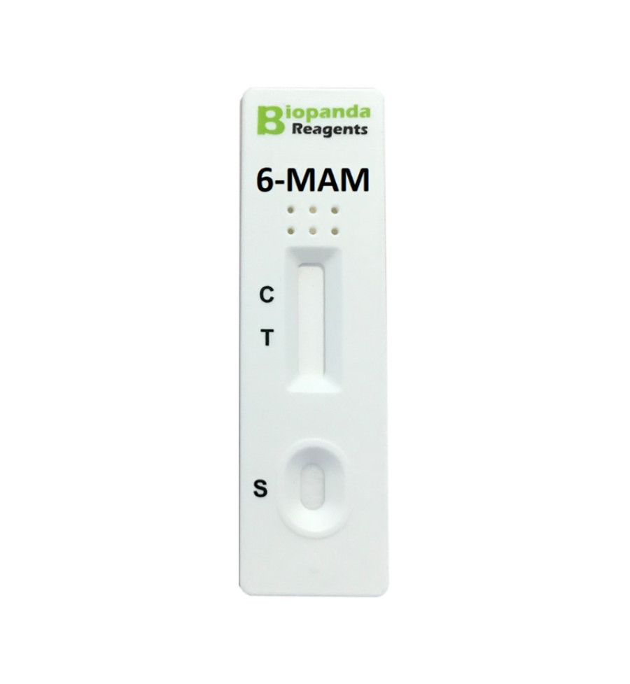 Heroin (6-MAM) Schnelltest-Kassette (Hair) - 10 Stk.