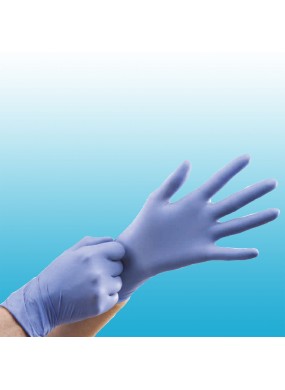 Nitril Einmalhandschuhe, latexfrei, blau, B.Braun 200, (180) Stk.