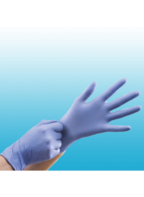 Nitril Einmalhandschuhe, latexfrei, blau, B.Braun 200, (180) Stk.