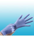Nitril Einmalhandschuhe, latexfrei, blau, B.Braun 200, (180) Stk. Nitril Einmalhandschuhe, latexfrei, blau, B.Braun 200, (180) Stk.
