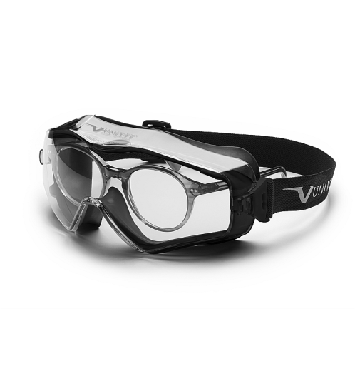 Schutzbrille 6X3 Black Edition - Clear Ultra